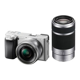 中古 1年保証 美品 SONY α6400 ダブルズームレンズキット (16-50mm + 55-210mm) シルバー [ILCE-6400Y]