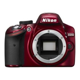 中古 １年保証 美品 Nikon D3200 ボディ レッド