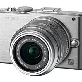 【中古】 OLYMPUS オリンパス ミラーレス一眼 PEN Lite E-PL3 レンズキット シルバー E-PL3 LKIT SLV