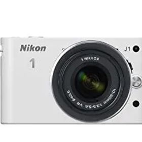 【中古】Nikon ミラーレス一眼カメラ Nikon 1 (ニコンワン) J1 (ジェイワン) 標準ズームレンズキット ホワイトN1 J1HLK WH