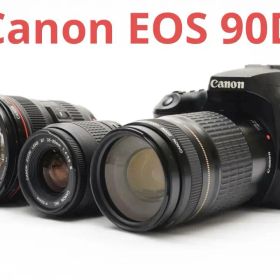 デジタル一眼レフカメラCanon EOS 90Dトリプルレンズセット