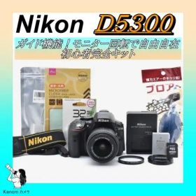 ⭐大人気モデル Nikon D5300 ⭐初心者キット⭐一眼レフ スマホ転送
