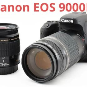 Wi-Fi/動画/Canon EOS 9000D標準&望遠&ダブルレンズセット