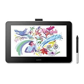 【中古】 ワコム 13.3インチ 液晶ペンタブレット 液タブ Wacom One 13 オリジナルデータ付き DTC133W1D(PC周辺機器)