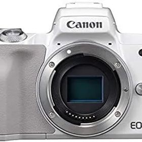 【中古】【非常に良い】Canon ミラーレス一眼カメラ EOS Kiss M ボディー ホワイト EOSKISSMWH-BODY