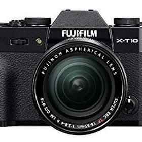 【中古】FUJIFILM ミラーレス一眼 X-T10 レンズキット ブラック X-T10LK-B w17b8b5