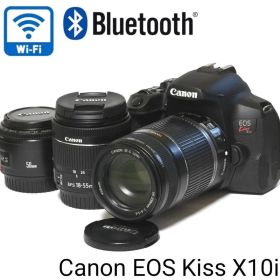 Canon EOS Kiss X10i トリプルレンズセット★Wi-Fi搭載★