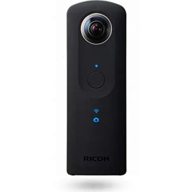 RICOH THETA S ブラック 360度全天球カメラ 360° Full HD 30fps フルハイビジョン動画 25分間連続撮影可能 精度の高い自然なスティッチング HDR合成撮影で明暗差のある室内撮影もきれいに撮影できます 910720(中古品)