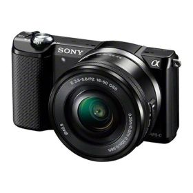 【中古】【1年保証】【美品】SONY α5000 パワーズームレンズキット ブラック [ILCE-5000L]