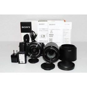 【中古】 ソニー SONY α5000 ダブルズームレンズキット ブラック 当店保証30日間 人気 ミラーレス 一眼レフ 交換レンズ カメラ