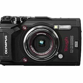 【中古】【39shop】OLYMPUS★デジタルカメラ Tough TG-5 ブラック 1200万画素CMOS F2.0 15m 防水 100kgf耐荷重 GPS+電子コンパス&内蔵Wi-Fi TG-5 BLK（良い）