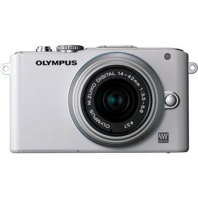 【中古】 オリンパス OLYMPUS ミラーレス一眼カメラ E-PL3 レンズキット ホワイト ホワイト E-PL3 LKIT WHT 当店保証30日間 人気 ミラーレス一眼 ミラーレス デジタルカメラ 中古