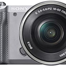 【中古】SONY ミラーレス一眼 α5000 パワーズームレンズキット シルバー ILCE-5000L-S