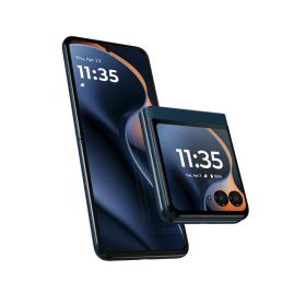 モトローラ SIMフリースマートフォン motorola razr 60 / Dimensity 7400X / 6.9インチ 12GB+512GB ジブラルタルシーネイビー PB8E0000JP