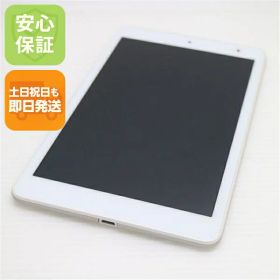 【中古】 新品同様 KYT32 Qua tab QZ8 オフホワイト タブレット 本体 白ロム 中古 土日祝発送OK