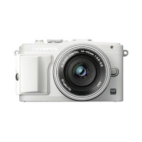 【中古】【1年保証】【美品】OLYMPUS PEN Lite E-PL6 EZレンズキット ホワイト