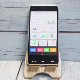Y!mobile 京セラ かんたんスマホ 705KC シルバー 本体 白ロム SIMロック解除済み SIMフリー B178615