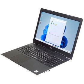 ノートパソコン DELL INSPIRON 15 3593 中古 2019年モデル Windows11 64bit WEBカメラ テンキー Core i3 1005G1 メモリ8GB 高速 SSD 無線LAN フルHD 15インチ A4