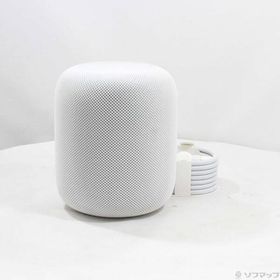〔中古〕Apple(アップル) HomePod 第1世代 MQHV2J／A ホワイト〔262-ud〕