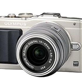 【中古】（非常に良い）OLYMPUS ミラーレス一眼 PEN Lite E-PL6 レンズキット シルバー E-PL6 LKIT SLV