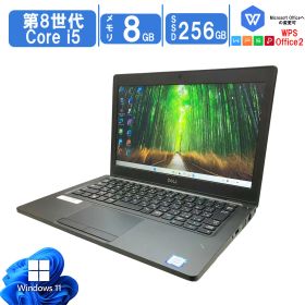 中古 Dell Latitude 5290 第8世代 Intel Core i5 8250U 1.60GHz 12.5インチ HD高解像度 メモリ8GB SSD256GB Office付 無線 カメラ搭載 bluetooth内蔵 Windows11 中古ノートパソコン 送料無料 あす楽対応