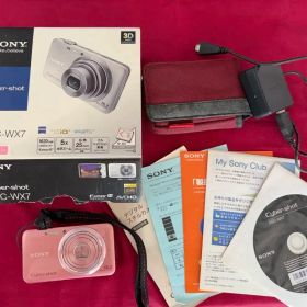 SONY サイバーショット DSC-WX7 ピンク 箱・充電器付き
