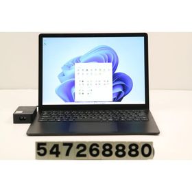 ノートパソコン Microsoft Surface Laptop 3 Core i5 1035G7 1.2GHz/8GB/256GB(SSD)/13.5W/(2256x1504) タッチパネル/Win11 ゴム足全欠品