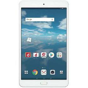【中古】【安心保証】 HUAWEI dtab Compact d-02K[32GB] docomo シルバー