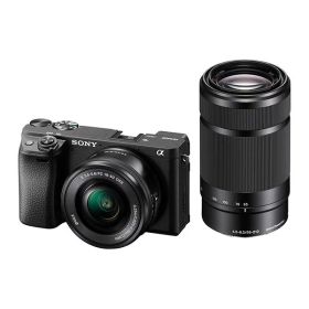 【中古】【1年保証】【美品】SONY α6400 ダブルズームレンズキット (16-50mm + 55-210mm) ブラック [ILCE-6400Y]