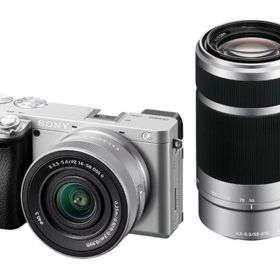 SONY α6400 ILCE-6400X ダブルズームレンズキット シルバー ソニー 小型・軽量 ミラーレス一眼カメラ