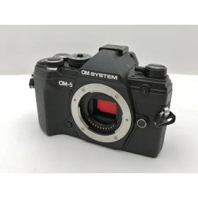 【中古】OM SYSTEM OM SYSTEM OM-5 ボディ ブラック【新宿2】保証期間1ヶ月【ランクB】