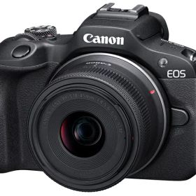 【送料無料】Canon 6052C011 ミラーレスカメラ EOS R100・RF-S18-45 IS STM レンズキット【在庫目安:お取り寄せ】| カメラ ミラーレスデジタル一眼レフカメラ 一眼レフ カメラ デジタル一眼カメラ