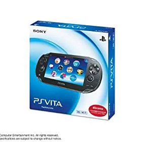 【中古】【非常に良い】PlayStation Vita (プレイステーション ヴィータ) 3G/Wi‐Fiモデル クリスタル・ブラック (初回限定版) (PCH-1100 AA01)