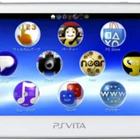 【中古】 PlayStation Vita (プレイステーション ヴィータ) 3G/Wi‐Fiモデル クリスタル・ホワイト (限定版) (PCH-1100 AB02)