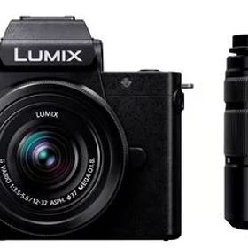 パナソニック(Panasonic) 小型・軽量ミラーレス一眼カメラ ルミックス ダブルズームレンズキット ブラック DC-G100DW-K