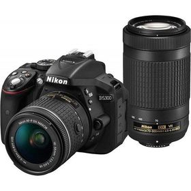 【中古】 ニコン Nikon デジタル一眼レフカメラ D5300 AF-P ダブルズームキット ブラック 当店保証30日間 人気 一眼レフ デジタル一眼 中古 カメラ
