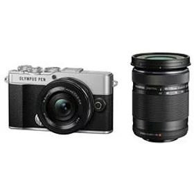 OLYMPUS PEN E-P7 EZダブルズームキット シルバー ミラーレス一眼カメラ オリンパス