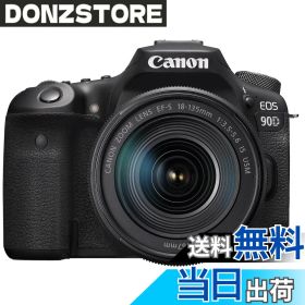 【送料無料】Canon デジタル一眼レフカメラ EOS 90D 色：ブラック、サイズ：18-135mmレンズキット
