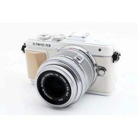 【中古】 オリンパス OLYMPUS ミラーレス一眼カメラ E-PL7 ホワイト ホワイト レンズセット 当店保証30日間 人気 ミラーレス一眼 ミラーレス デジタルカメラ 中古