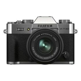 【中古】【1年保証】【美品】FUJIFILM X-T30 II XC 15-45mm OIS PZ シルバー
