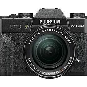 【中古】富士フイルム(FUJIFILM) ミラーレス一眼カメラ X-T30レンズキット ブラック X-T30LK-B