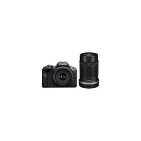 Canon(キヤノン) EOS R100 ダブルズームキット ミラーレス一眼カメラ ブラック ［ズームレンズ+ズームレンズ］ [振込不可]