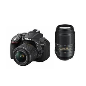 Nikon デジタル一眼レフカメラ D5300 ダブルズームキット ブラック 2400万 (中古品)