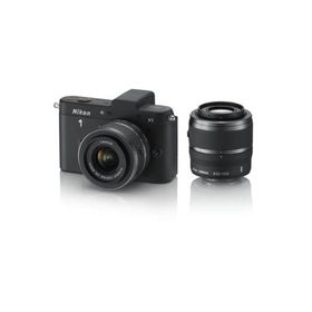 Nikon ミラーレス一眼カメラ Nikon 1 (ニコンワン) V1 (ブイワン) ダブルズ(中古品)