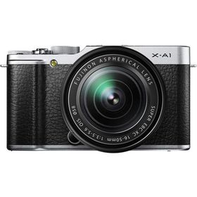 FUJIFILM X-A1ズームレンズキット ズームレンズキット シルバー 良品 動作確認済み 1ヶ月保証付 小型軽量 ミラーレス