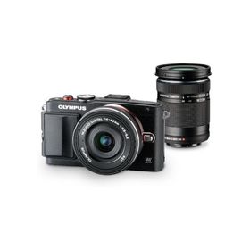 OLYMPUS PEN Lite E-PL6 EZダブルズームキット ダブルズームキット ブラック 良品 動作確認済み 1ヶ月保証付 高性能