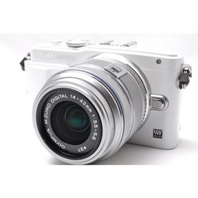 オリンパス ミラーレス OLYMPUS ペン E-PL6 レンズセット ホワイト 中古 SDカード付き