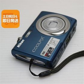 美品 COOLPIX S230 ダークブルー 即日発送 Nikon デジカメ デジタルカメラ 本体 あすつく 土日祝発送OK