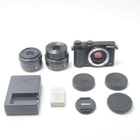 ニコン Nikon Nikon1 J5 ダブルレンズキット ブラック J5WLKBK[美品B]