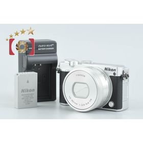 【中古】Nikon ニコン 1 J5 シルバー 標準パワーズームキット